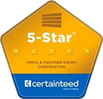 CertainTeed 5-Star vinyl and polymer siding contractor