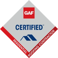 GAF Certified residential roofing contractor