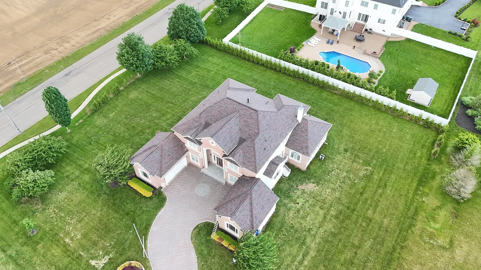 Complete roof replacement in Cream Ridge, NJ, Owens Corning Duration shingles in Merlot