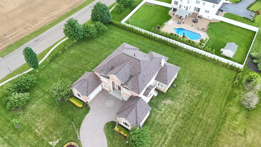 Complete roof replacement in Cream Ridge, NJ, Owens Corning Duration shingles in Merlot
